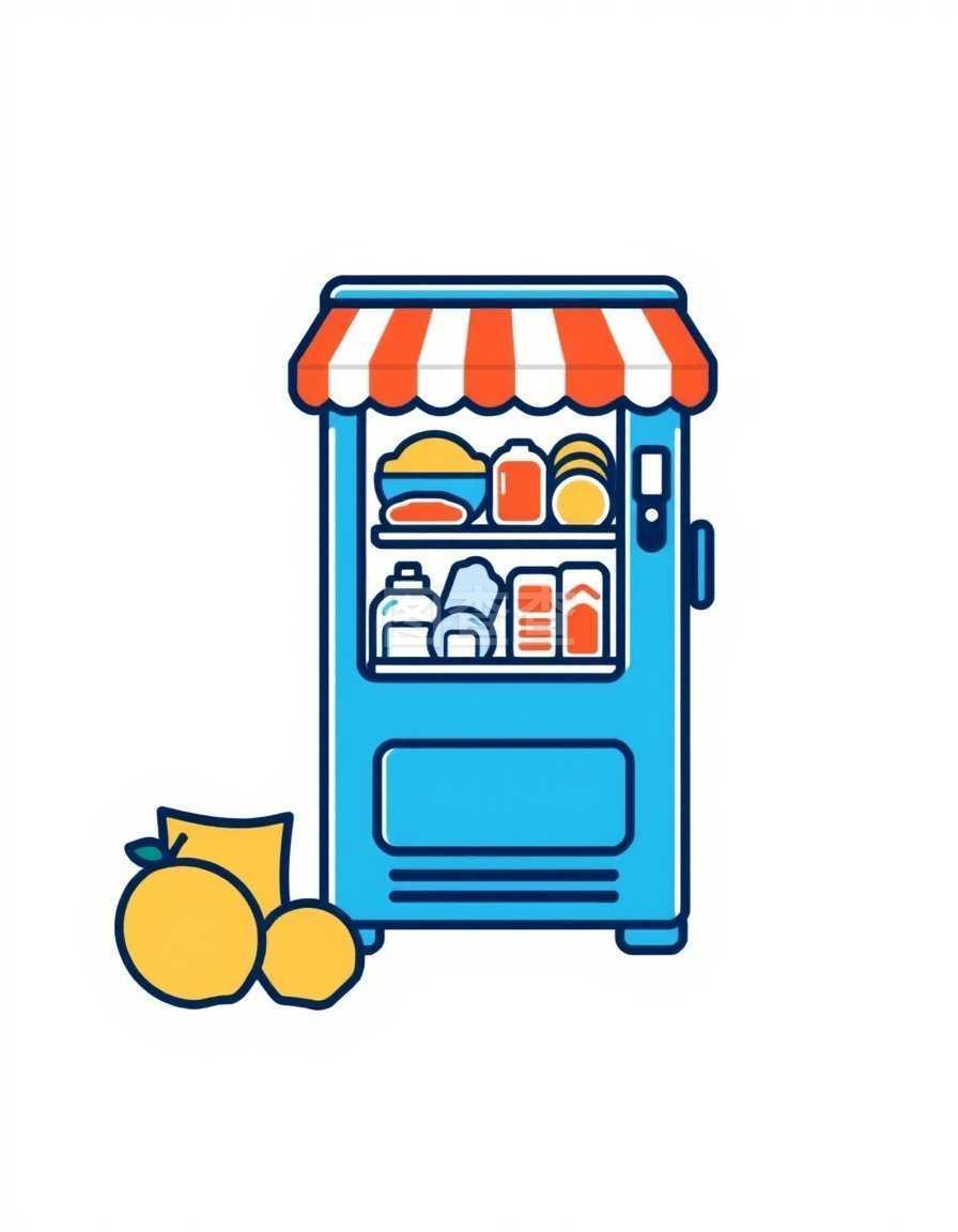 食品與藥品自動售貨機圖標的演變與標準化